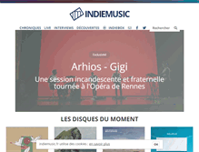 Tablet Screenshot of indiemusic.fr